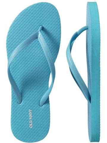 Womens Classic Flip Flops Size 5 - Blue Glare
