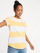 Everywear Rugby-striped Tee For Women