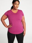 Old Navy Womens Plus-size Semi-fitted Performance Top Fuchsia Fun Size 4x