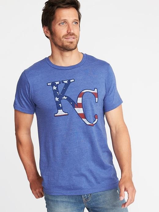 Old Navy Mens Mlb Americana Team Tee For Men Kansas City Royals Size L