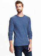 Old Navy Waffle Knit Tee For Men - Daily Blues