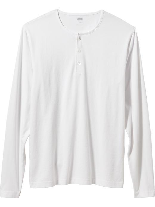 Old Navy Mens Henley Tee Size Xxl Big - Bright White