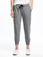Old Navy Go Dry Mid Rise Slim Joggers For Women - Carbon