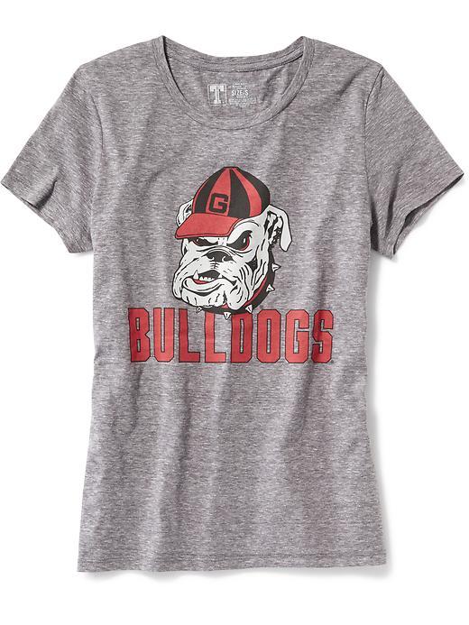 Old Navy Ncaa Crew Neck Tee For Women - University Of Georgia