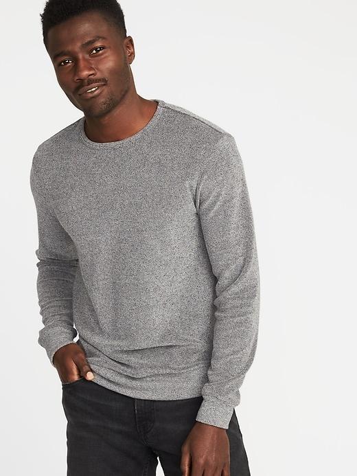 Old Navy Mens Lightweight Cali Fleece Dry Quick Sweatshirt For Men Black Size Xl