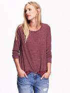 Old Navy Womens Lightweight Sweater Size L Tall - Marion Berry