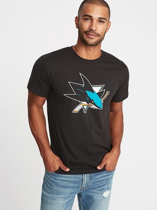 Old Navy Mens Nhl Team Graphic Tee For Men San Jose Sharks Size Xxl