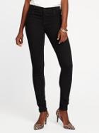 Old Navy Womens High-rise Never-fade Rockstar Jeans For Women Black Size 2