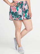 Old Navy Womens Semi-fitted Plus-size Run Shorts (3 1/2) Pink Multi Floral Size 1x