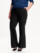 Old Navy Womens Plus Smooth &amp; Slim Pants Size 18 Regular Plus - Black
