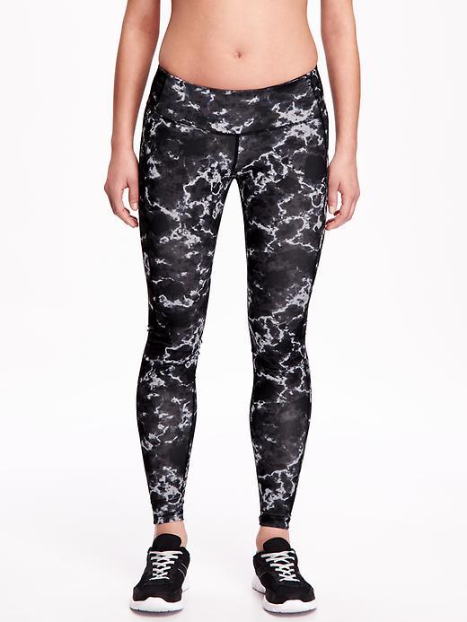 Old Navy Patterned Compression Leggings - Marble