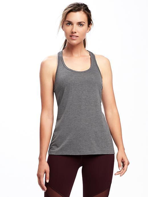 Old Navy Womens Ultra-light Racerback Performance Tank For Women Carbon Size Xxl