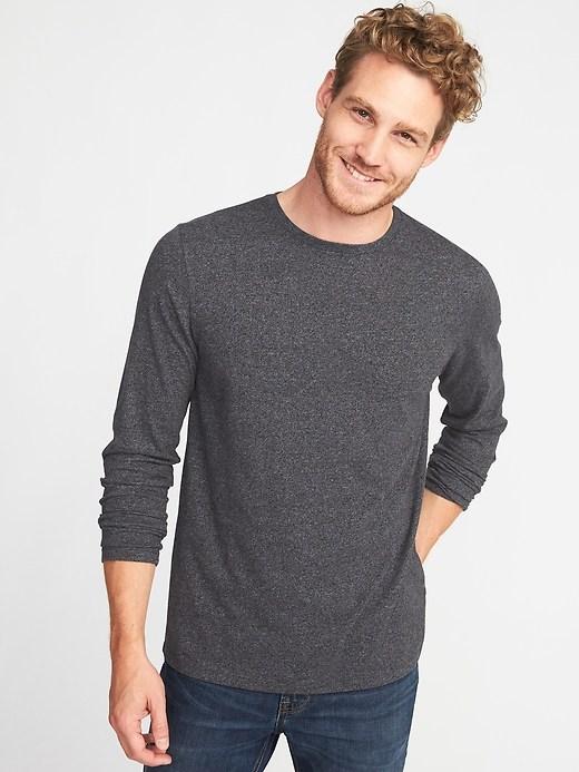 Old Navy Mens Soft-washed Crew-neck Tee For Men Black Size M