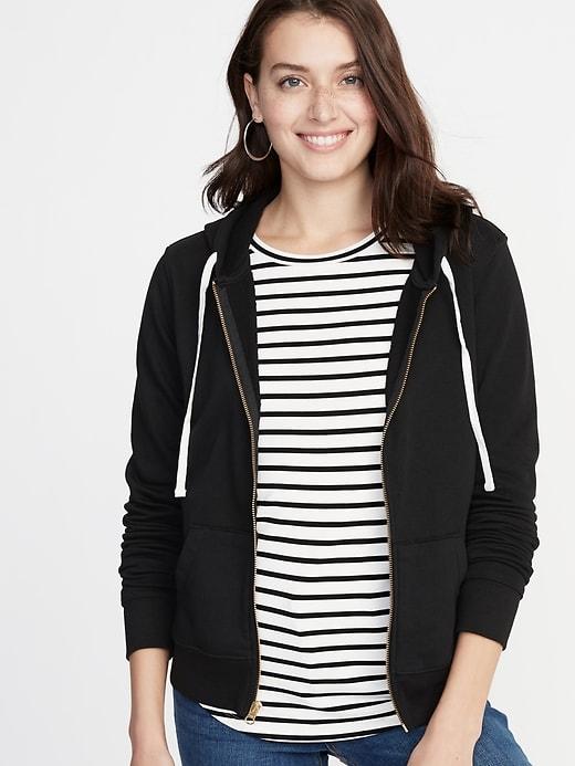 Zip-front Hoodie For Women