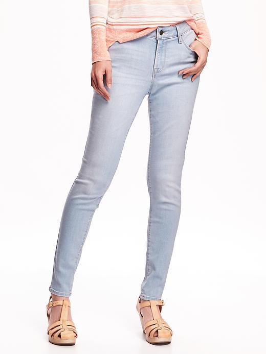 Old Navy Mid Rise Super Soft Rockstar Jeans - La Paz