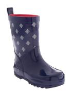 Old Navy Patterned Rain Boots - Navy Blue Print