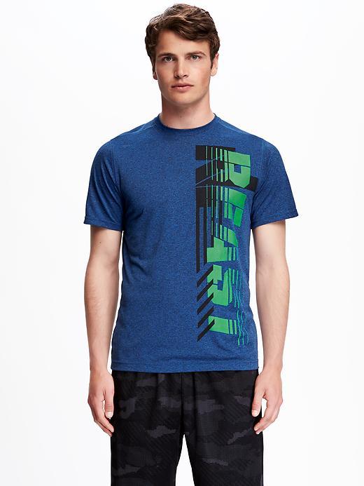 Old Navy Go Dry Cool Performance Graphic Tee For Men - Prize Winner Polyester