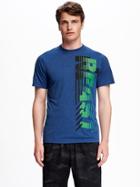 Old Navy Go Dry Cool Performance Graphic Tee For Men - Prize Winner Polyester
