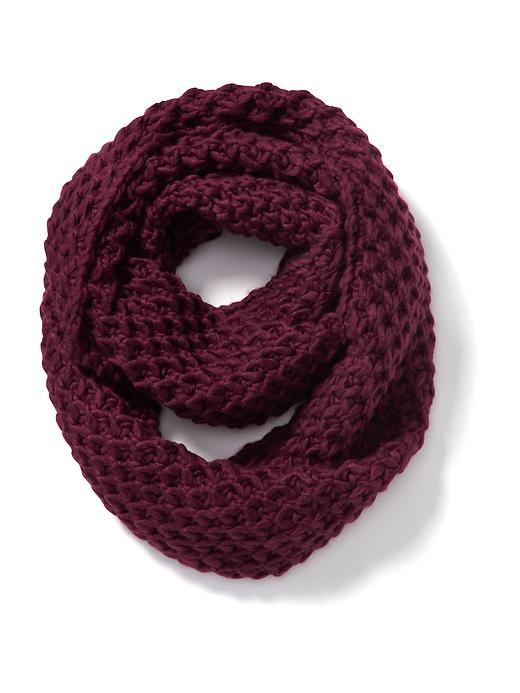 Old Navy Honeycomb Stitch Infinity Scarf For Women - Wine Purple