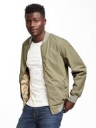 Old Navy Mens Reversible Bomber Jacket For Men Money Maker Size S