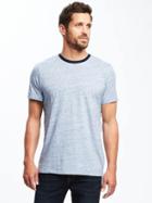 Old Navy Soft Washed Crew Neck Tee For Men - Heather Light Blue