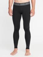 Old Navy Mens Go-dry Base-layer Tights For Men Black Size Xxl