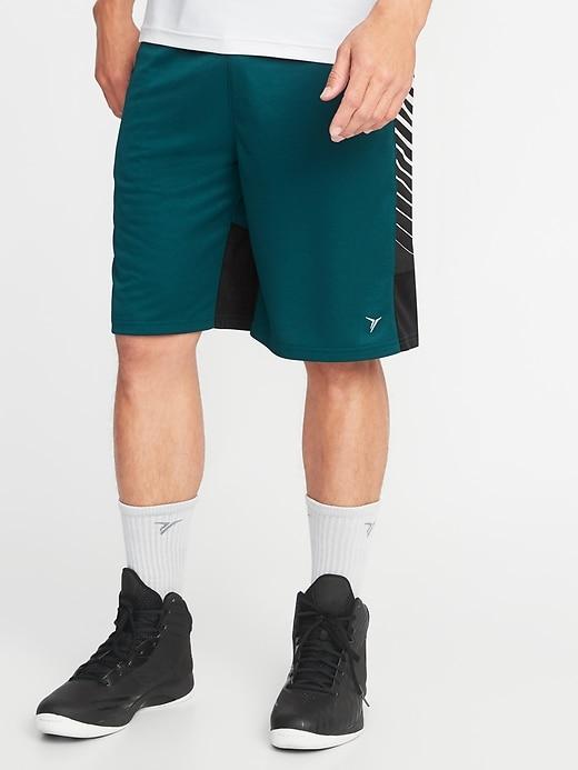 Old Navy Mens Go-dry Mesh Basketball Shorts For Men - 10 Inch Inseam Galactic - 10 Inch Inseam Galactic Size Xs