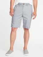 Old Navy Mens Ultimate Slim Built-in Flex Shorts For Men (10) Light Indigo Size 28w