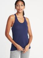 Old Navy Womens Racerback Performance Tank For Women In The Navy Size L