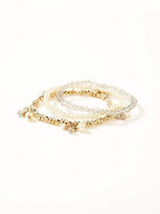 Old Navy Beaded Bracelet For Women - Pearl