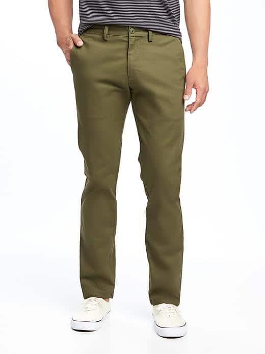 Old Navy Slim Ultimate Built In Flex Khakis For Men - Marcus Marsh