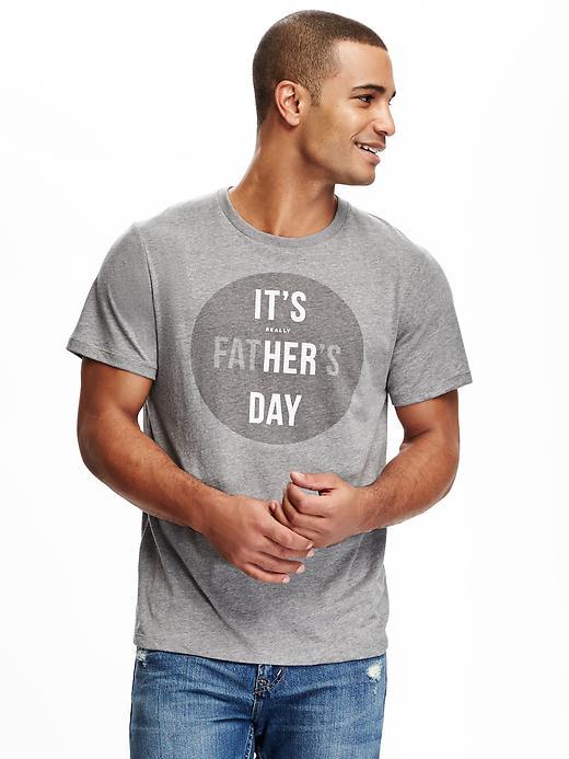 Old Navy Humor Graphic Tee For Men - Heather Grey