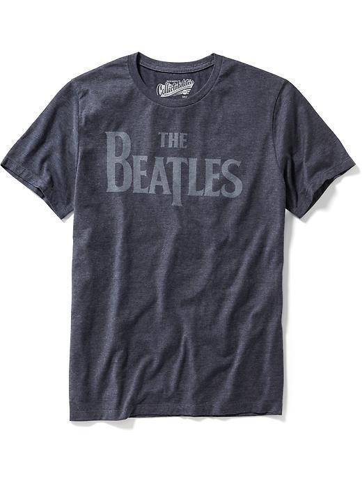 Old Navy Mens The Beatles Graphic Tee Size Xxl Big - Ink Blue
