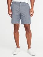 Ultimate Slim Built-in Flex Chambray Shorts For Men - 8-inch Inseam