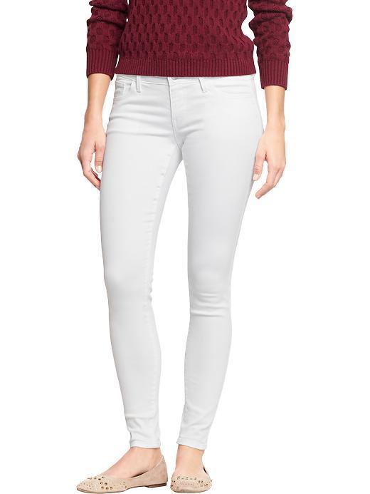 Old Navy Old Navy Womens The Rockstar White Jeans - Bright White