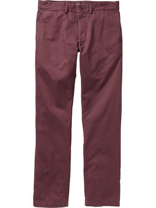 Old Navy Mens Slim Fit Khakis - Cabernet Cabaret