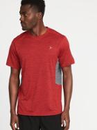 Old Navy Mens Go-fresh Anti-odor Tee For Men Red Size Xxl