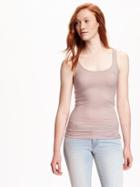 Old Navy Fitted Rib Knit Tank For Women - Strawberry Cream