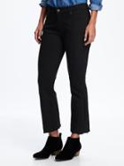 Old Navy Cropped Flare Jeans For Women - Black