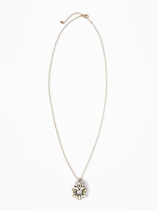 Cluster-pendant Necklace For Women