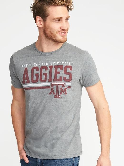 Old Navy Mens College Team Graphic Tee For Men Texas A&m Size L