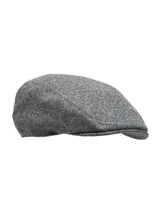 Old Navy Wool Blend Driver Cap For Men - Dark Gray