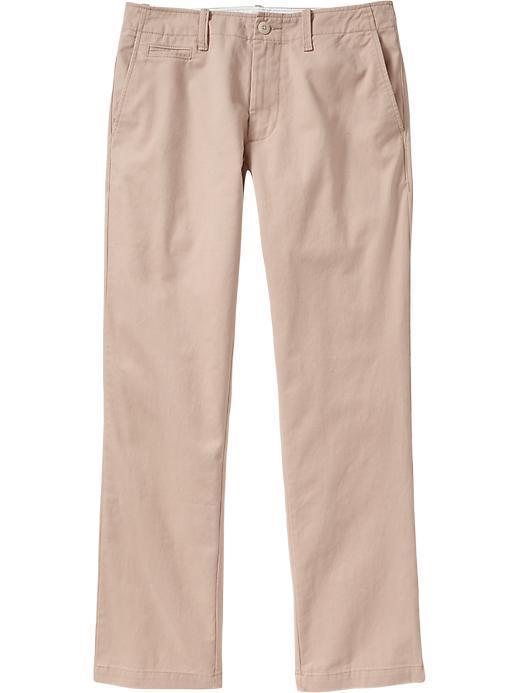 Old Navy Mens New Broken In Straight Leg Khakis - Rolled Oats