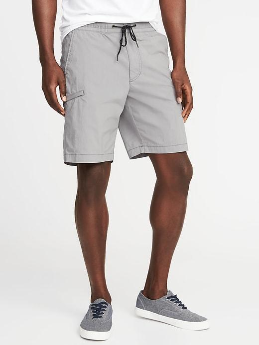 Old Navy Mens Dry-quick Built-in Flex Cargo Shorts For Men (9) Gray Stone Size S