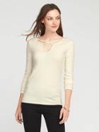 Old Navy Semi Fitted Cross Strap Top For Women - Creme De La Creme