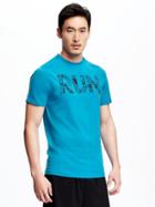 Old Navy Go Dry Performance Graphic Tee For Men - Papa Surf Polyester