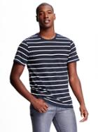 Old Navy Soft Washed Striped Tee For Men - Ink Blue 2