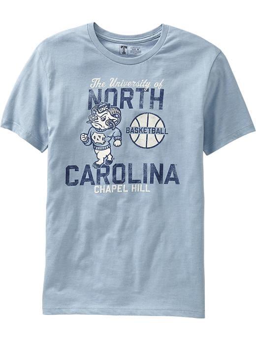 Old Navy Mens Men';s College Team Tees Univ. Of North Carolina Size Xl