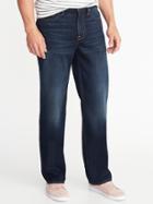 Old Navy Mens Rigid Loose Jeans For Men Dark Wash Size 40w