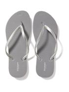 Old Navy Classic Flip Flops For Women - Silver